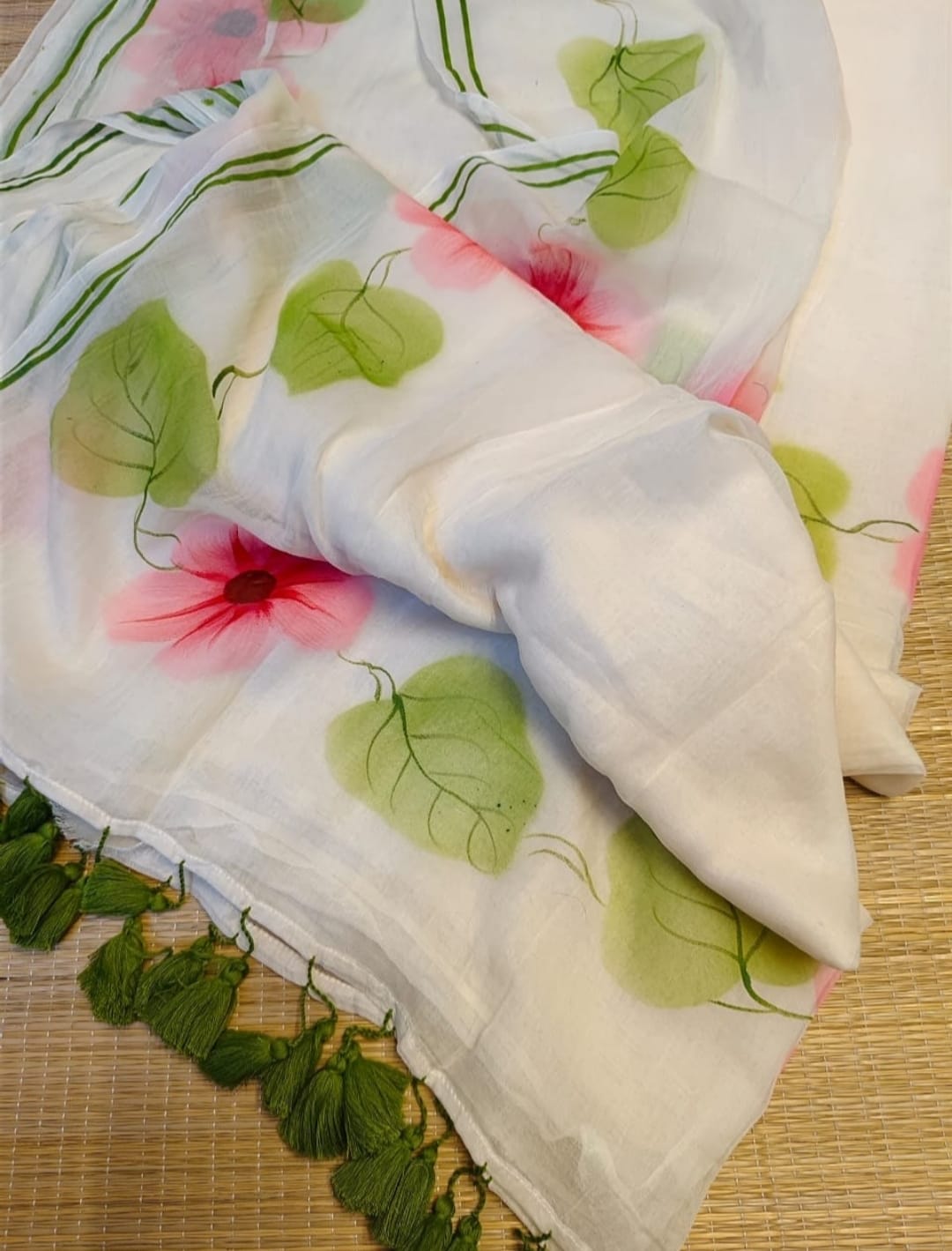 Hand Painted Mul cotton